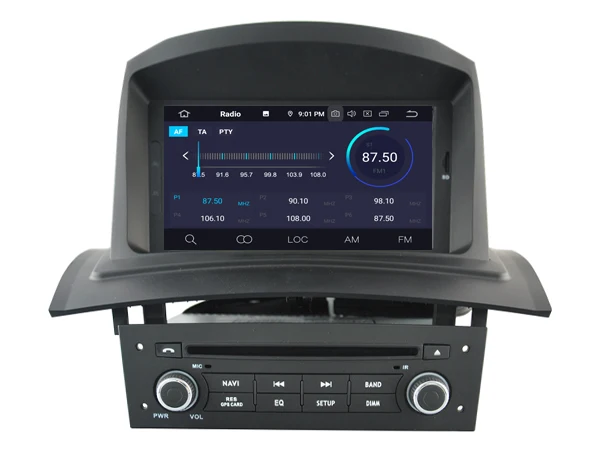 Четырехъядерный Android 9 0 автомобильный dvd-плеер для RENAULT Megane II аудио мультимедиа gps
