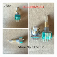 1pcs alps dual ec11ebb24c03 dual encoder with switch 30 positioning number 15 pulse point handle 25mm