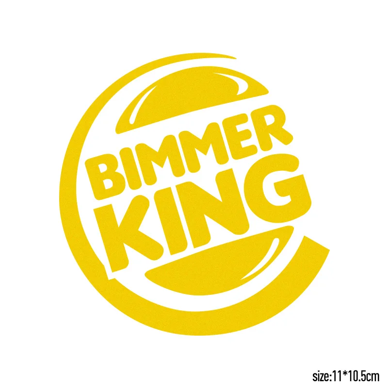 Автомобильные наклейки BIMMER KING на заказ наклейка автомобильный Стайлинг для bmw e46