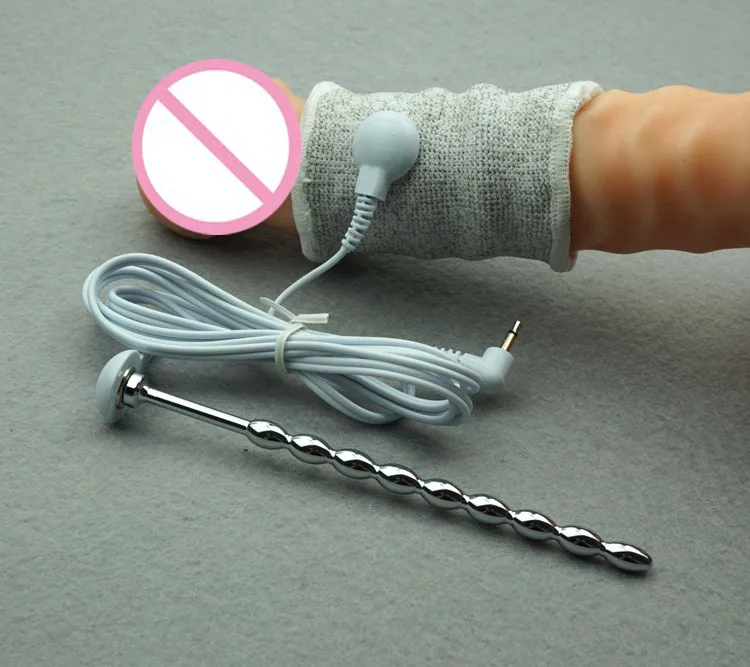 Уретральный пенис вилка электро шок звучащий Растяжитель расширитель с пенисом