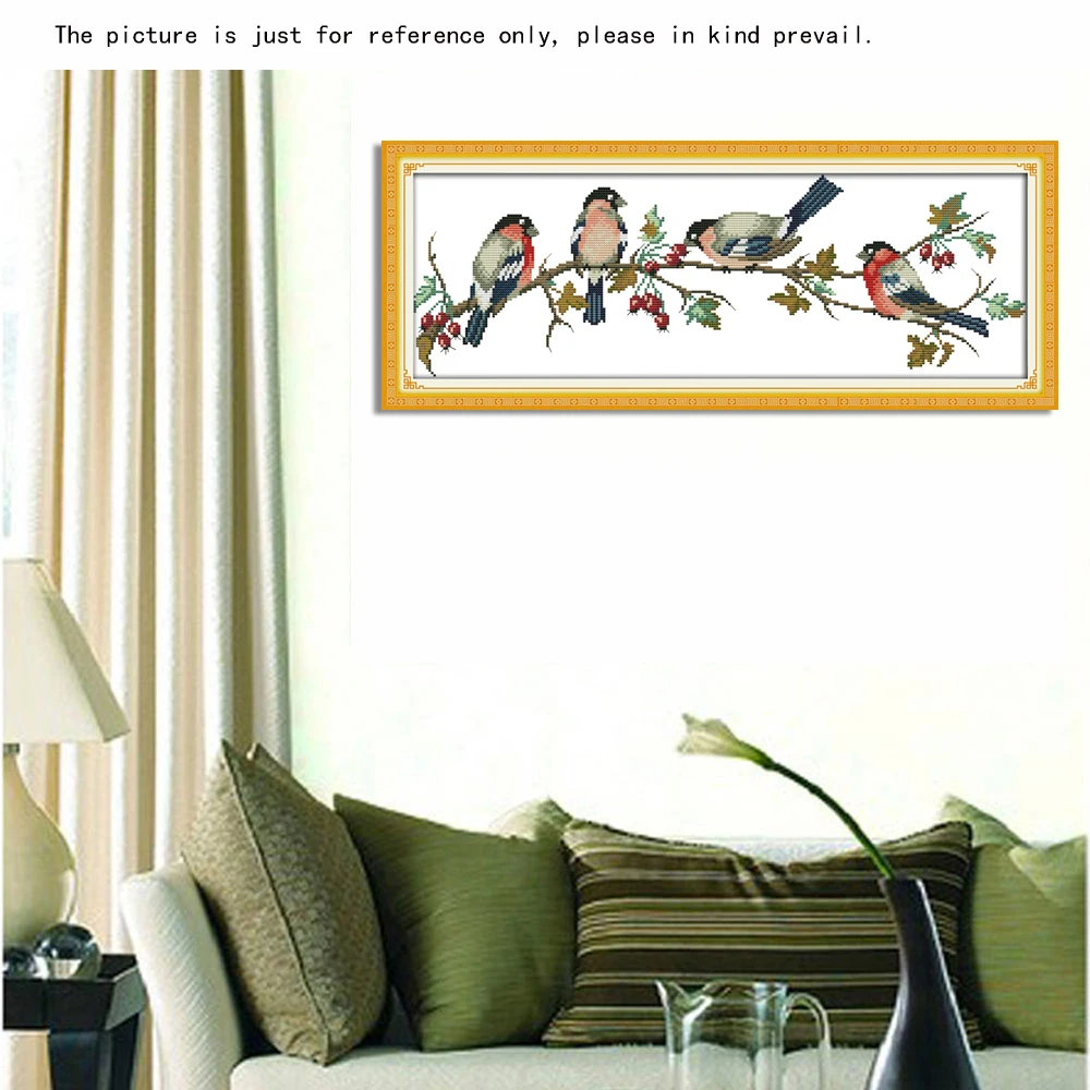 Набор для рукоделия ручной работы вышивки крестиком точная печать рисунок