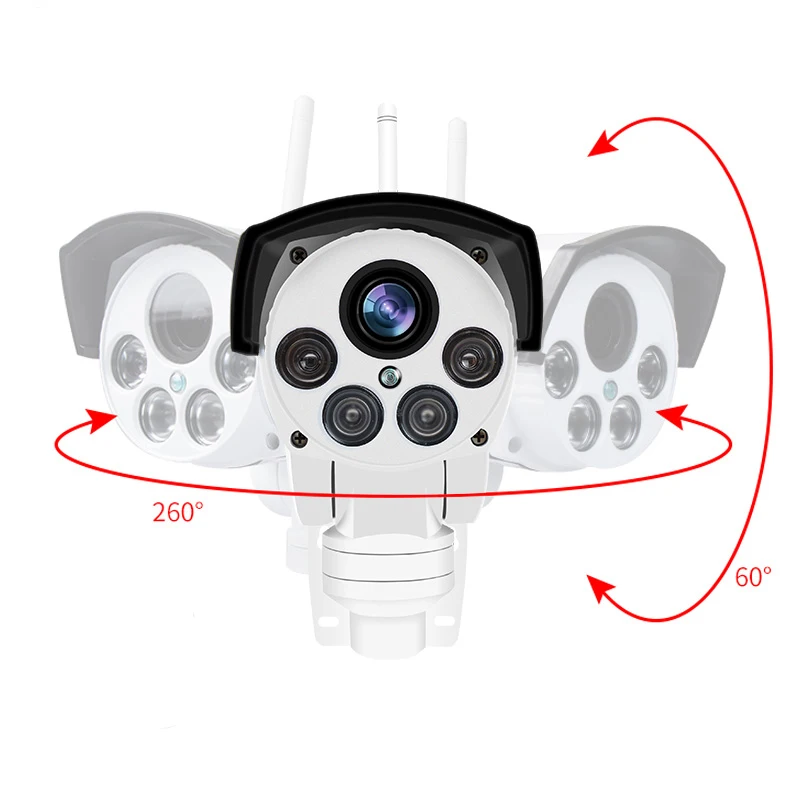 

1080P 960P 3G 4G SIM Card Camera Wifi Outdoor PTZ HD Bullet Network Camera Wireless IR 60M 5X Zoom Auto Focus SONY imx323