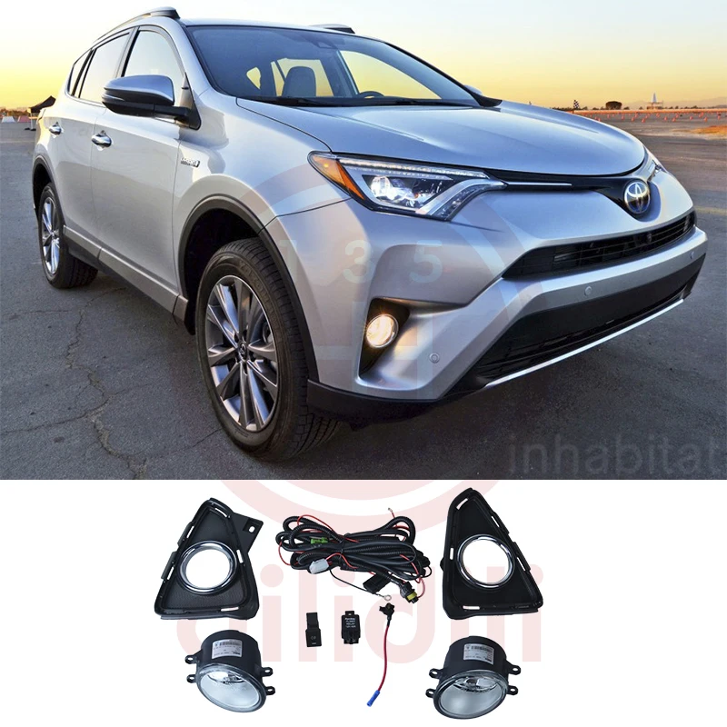 Комплект противотумансветильник фар OEM для Toyota RAV4 2016 2017 2018 2019|kit toyota|rav4 light kitfog lamp |