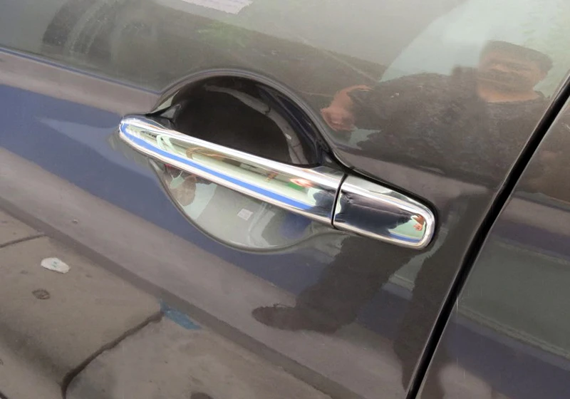 

12-16 Accessories ABS Chrome Exterior CAR Side Door Handle Cover Trims 8PCS for Peugeot 4008 2012 2013 2014 2015 2016