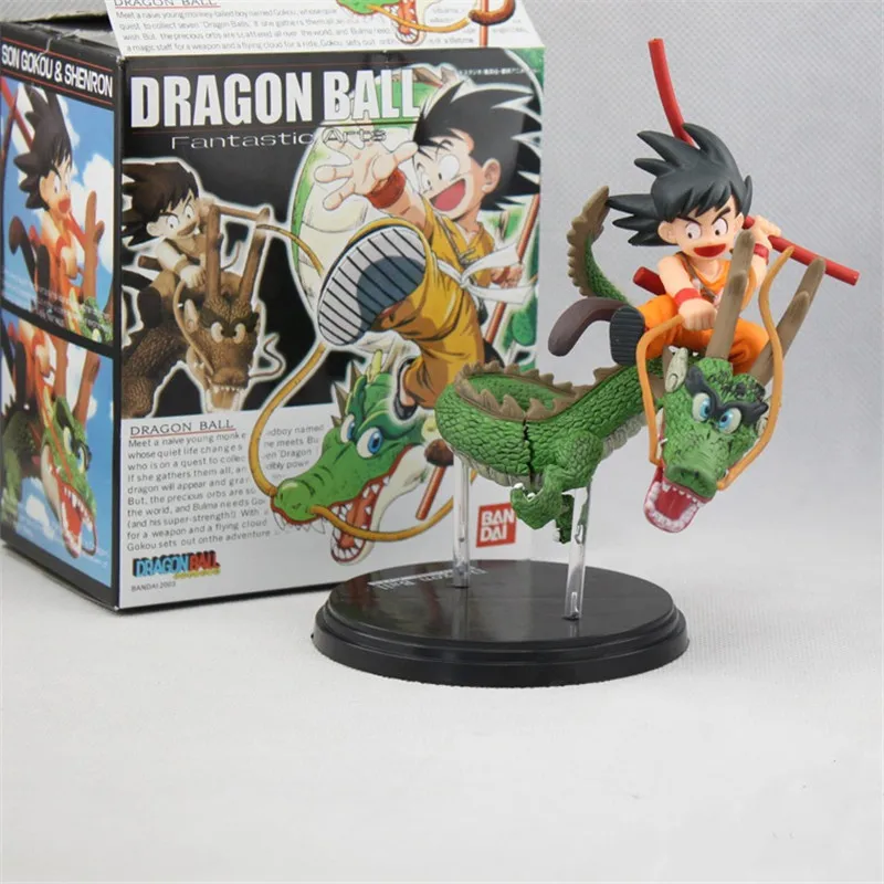 5 ''Драконий жемчуг Z Son Gokou детство езда Shenron ПВХ Фантастическое искусство