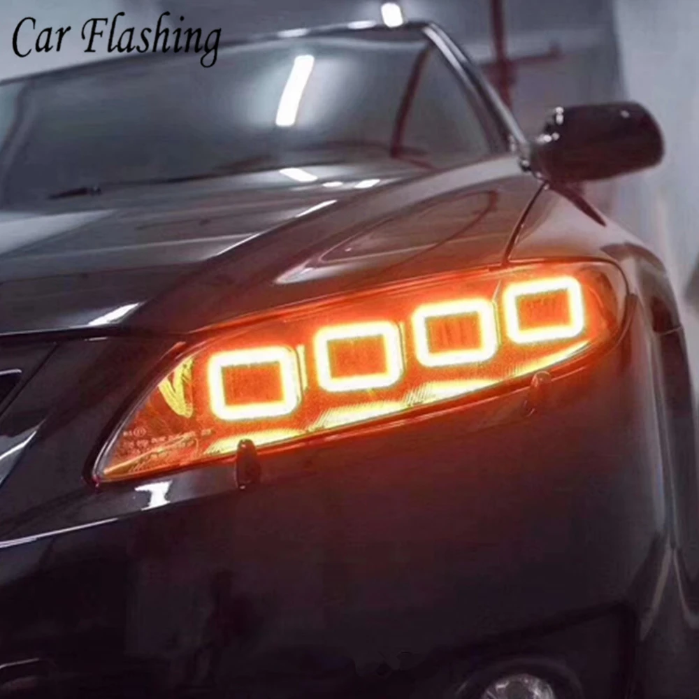 Автомобильный стайлинг фары для Mazda 6 2004 2012 Mazda6 все светодиодный ные светодиодные