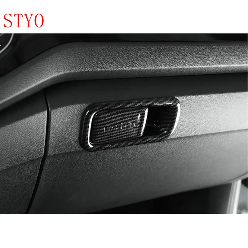 STYO автомобиля ABS подсветки перчаточного ящика Ручка патч Стикеры Накладка для
