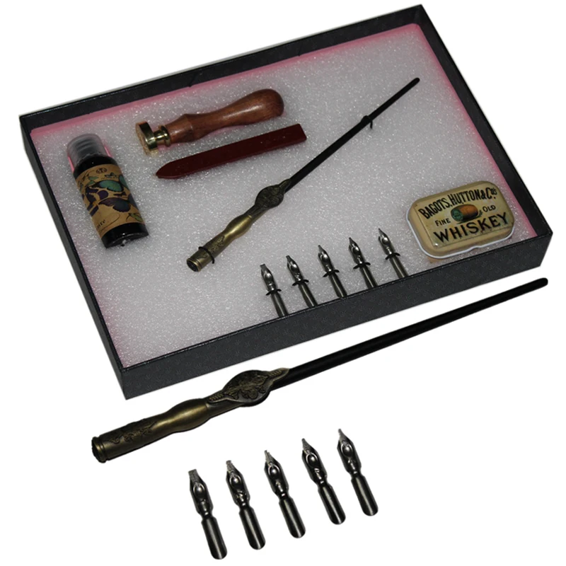Антикварная Готическая каллиграфия Dip Pen Set Pilot Parallel английская рукописная ручка с