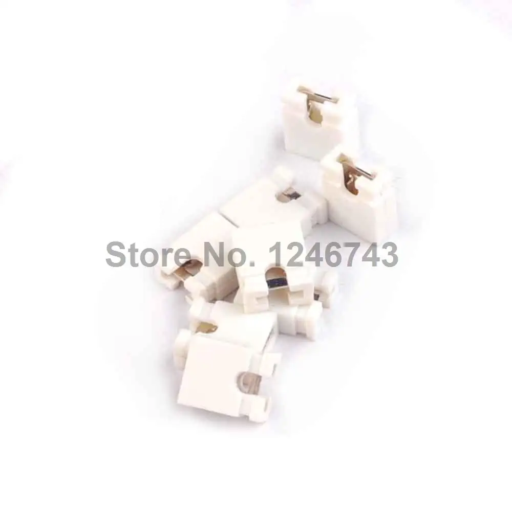 100 шт. 2 54 мм для стандартной платы перемычка белая крышка короткого замыкания|cap