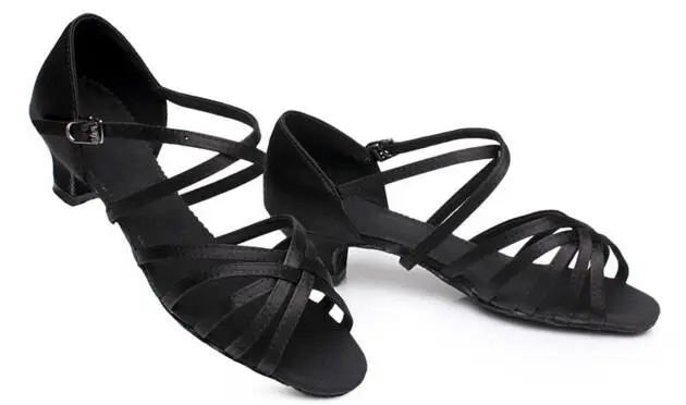 Женская Профессиональная атласная обувь для латиноамериканских танцев|latin dance