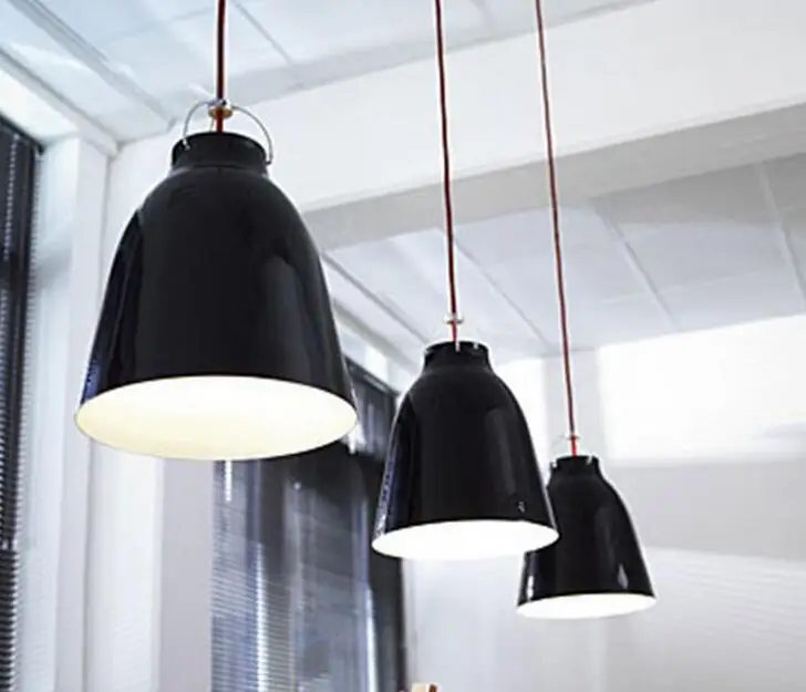 20 40 см Современный минималистичный одноголовый черный/белый подвесной