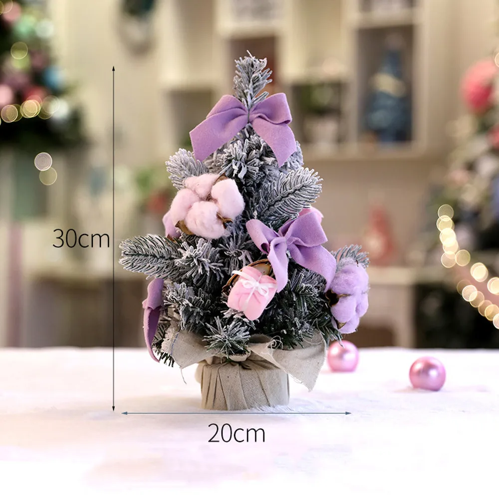 Artificial Tabletop Mini Christmas Tree Decorations Festival Miniature 30cm christmas tree ornaments arbol navidad | Дом и сад