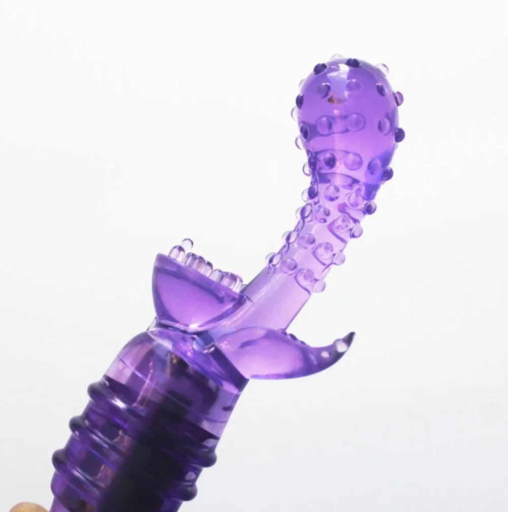 Вибратор тройной точки G водонепроницаемый анальный массажер Пальчиковый