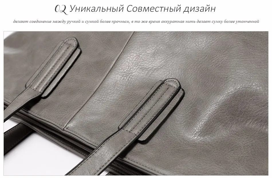 Женская сумка из искусственной кожи Lovevook, наплечная сумка с больщой ёмкоти с широким плечевым ремнем,повседневная серая сумка через плечо с длинным ремнем для шопера и путеществия