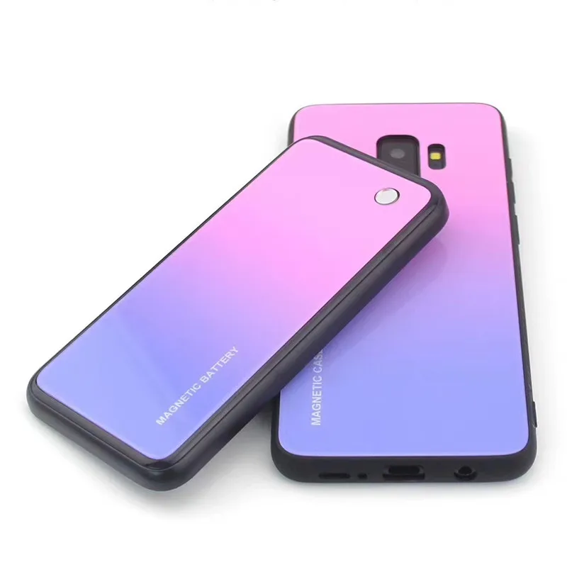 5000 мАч беспроводной магнитный чехол для зарядки аккумулятора для samsung Galaxy S9/S9 Plus, Расширенный чехол для аккумулятора телефона для samsung Note 8/9