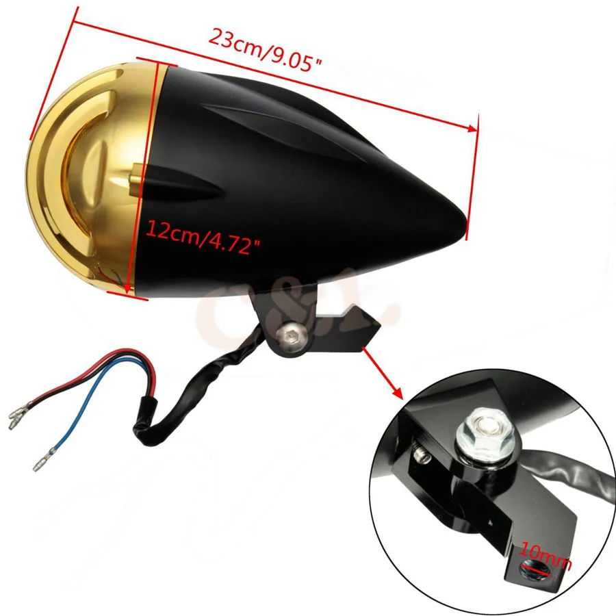 1 шт. галогенная лампа для мотоцикла из АБС-пластика |