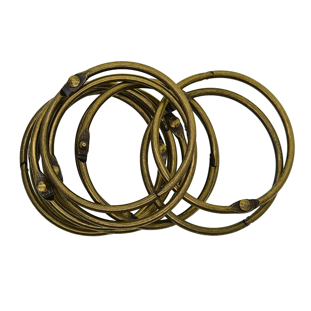 Металлический бумажный фотоальбом круглой формы 10 шт. складной лист связывающее