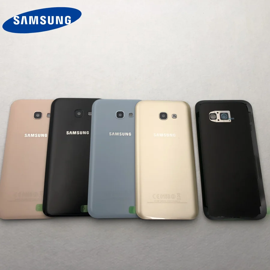 Для Samsung Galaxy A3 A5 A7 2017 A320 A520 A720 Оригинальный чехол с полным корпусом задняя крышка