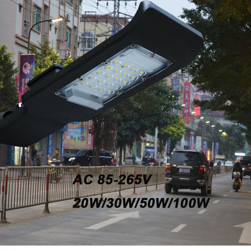20 Вт 30 50 Светодиодный уличный фонарь s дорожная лампа Водонепроницаемая IP65 SMD