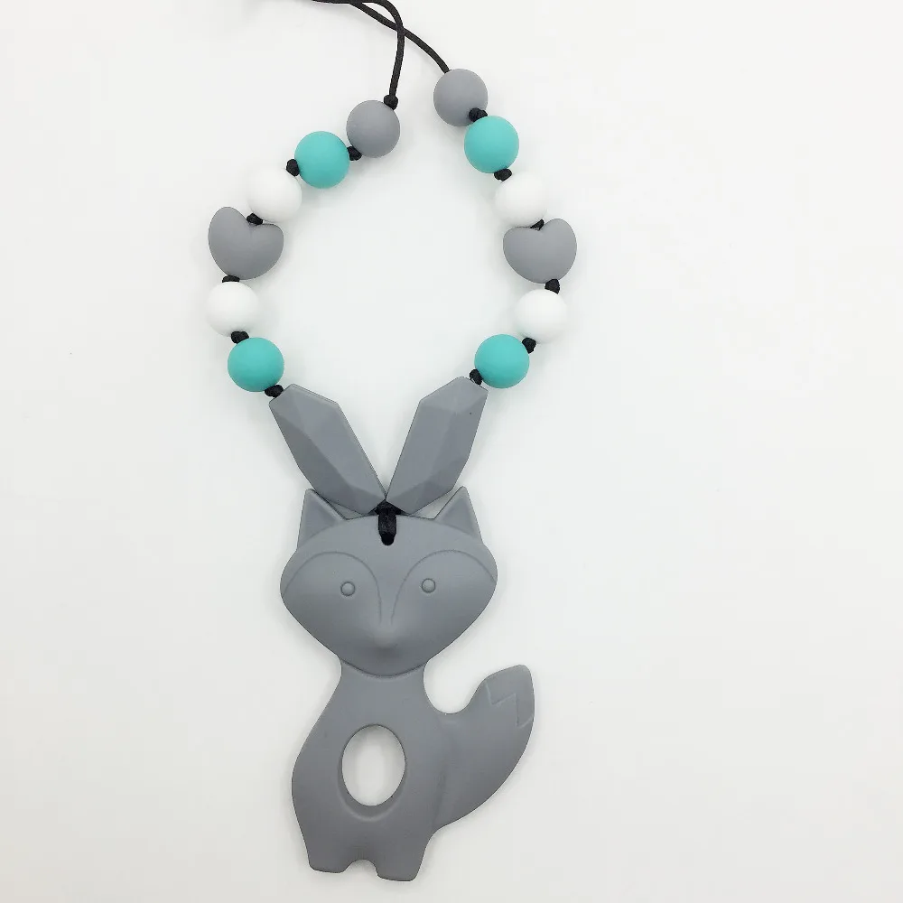 Силиконовое ожерелье для прорезывания зубов/подвеска очень большая игрушка