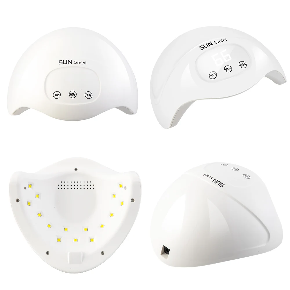 УФ Сушилка для ногтей 30 Вт 15 светодиодов лампа с портативным цифровым дисплеем 3