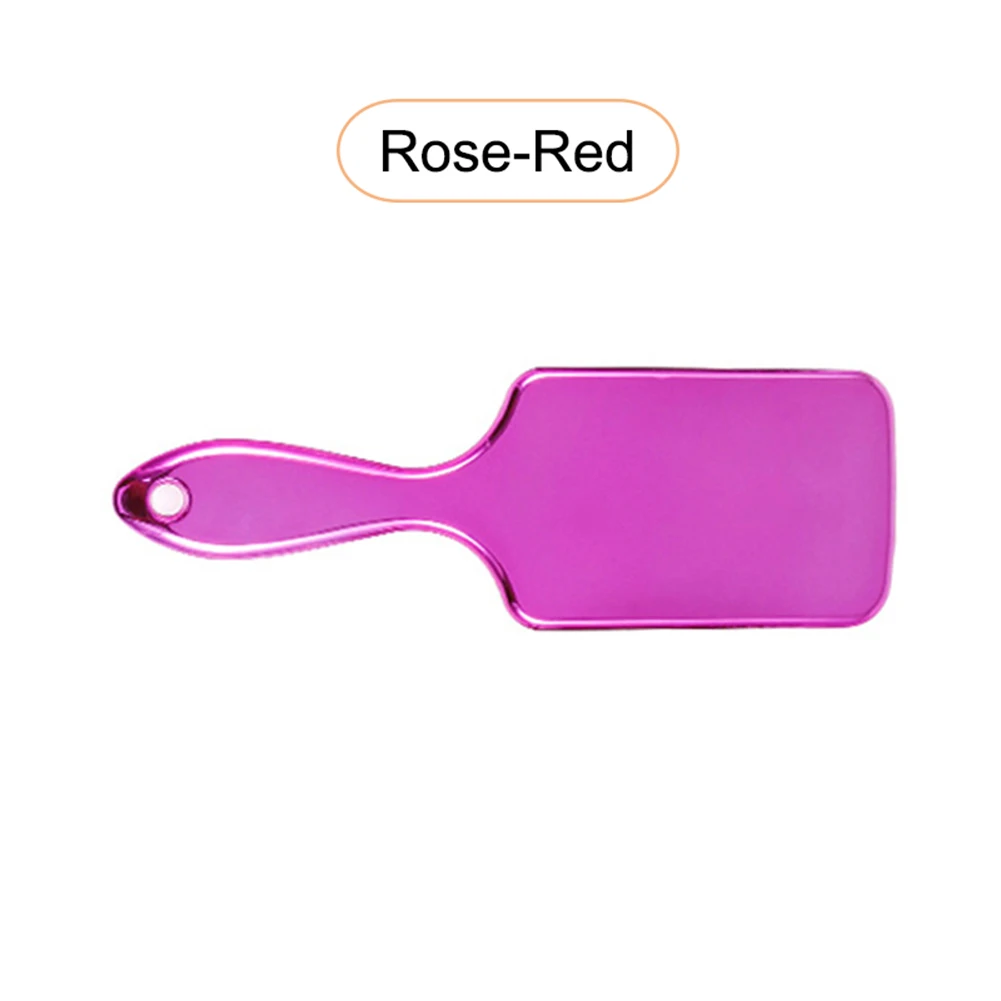 rose red Новинка 3 цвета гальванические антистатические анти-выпадение волос воздушная подушка гребешки кудрявые длинные прямые волосы квадратные массажные расчески - Цвет: rose red