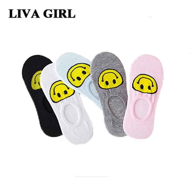 Liva Girl Новинка 2017 года зимние счастливые носки женские теплые короткие хлопковые