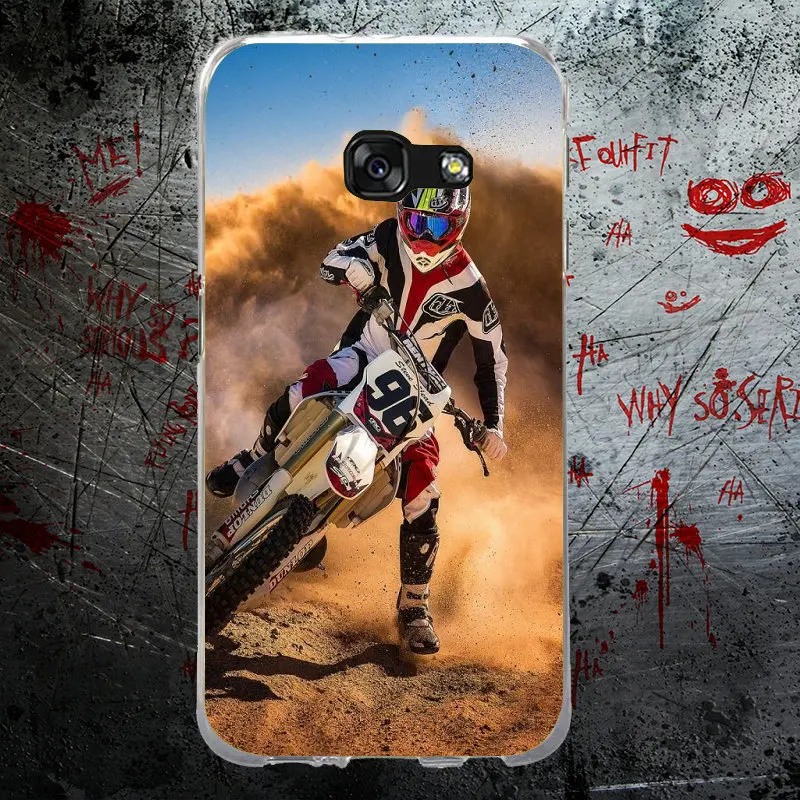 For Samsung Note 2 3 4 5 8 for HTC One U11 M7 M8 M9 M10 A9 E9 Plus Soft TPU Silicon Phone Case Bags Motocross Cross Dirt Bikes | Мобильные