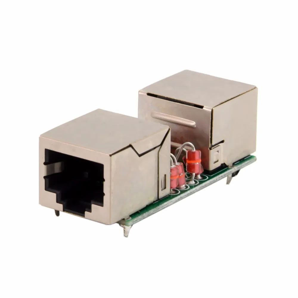 5 шт./лот Защита от молнии RJ45 UTP STP CAT6 CAT5e Женский сетевой адаптер Lan удлинитель |