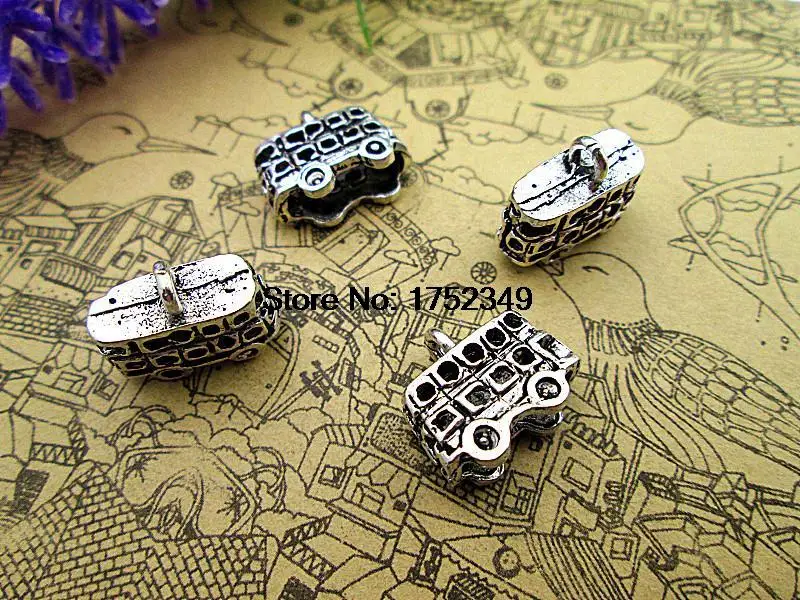 Подвески в виде лондонского автобуса античные подвески из тибетского серебра с