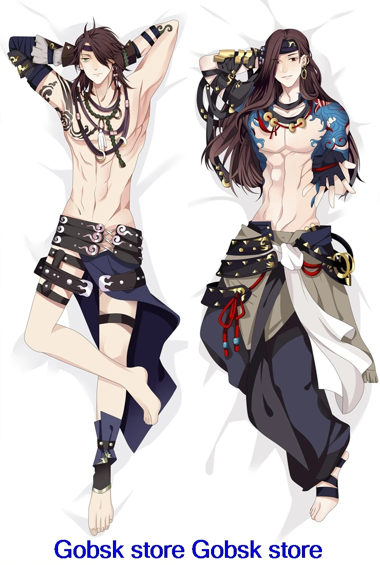 Аниме игры Touken Ranbu онлайн Акаши Kuniyuki& Kousetsusamonji otaku Dakimakura наволочка обнимающая тело наволочка