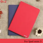 Чехол для нового iPad mini 5 7,9 дюйма 2019 с держателем для карандашей, умный силиконовый чехол с текстурой кожи для iPad mini 5, чехол