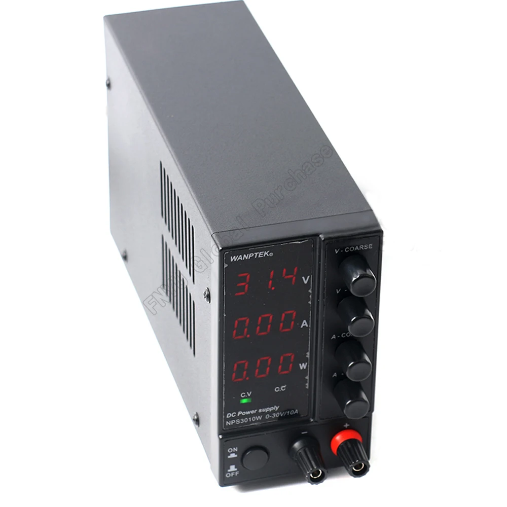 NPS306W DC Регулируемый источник питания мини цифровой 0 30 V 6A лабораторное