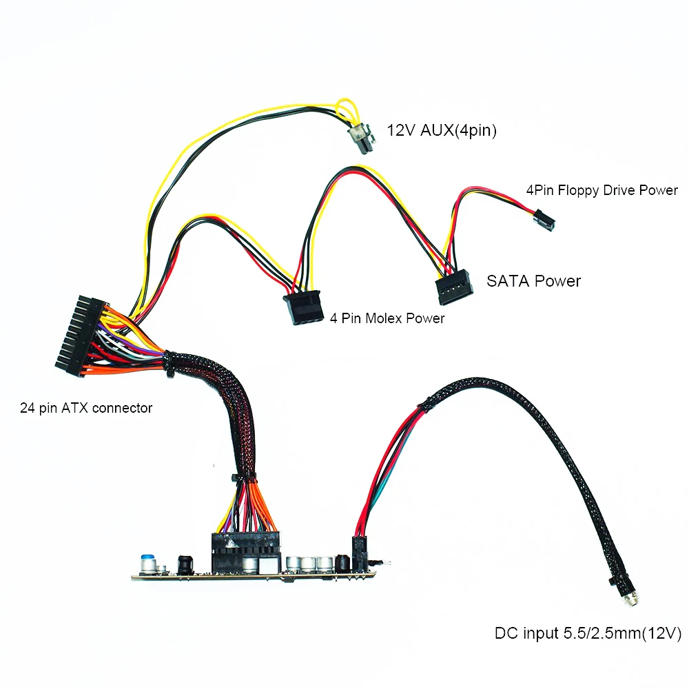 12 В 120 Вт DC ATX переключатель Pico PSU 24pin MINI ITX автомобильный Питание для компьютера|atx