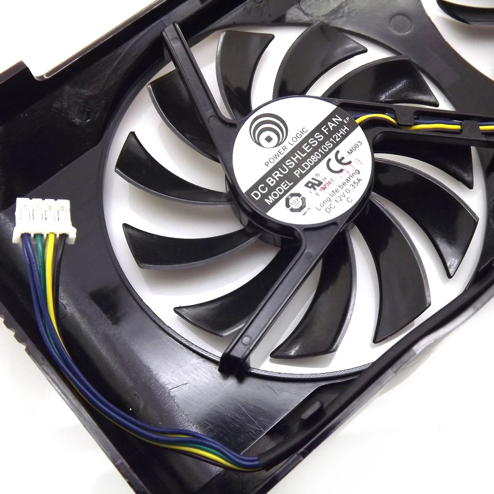 Вентилятор Power logic pld08010s12hh 12 В 0 35a 75 мм fUr msi r7770-2pmd n460gtx + m2d-serie n460 n560gtx v5 grafikkarte kUhlung |
