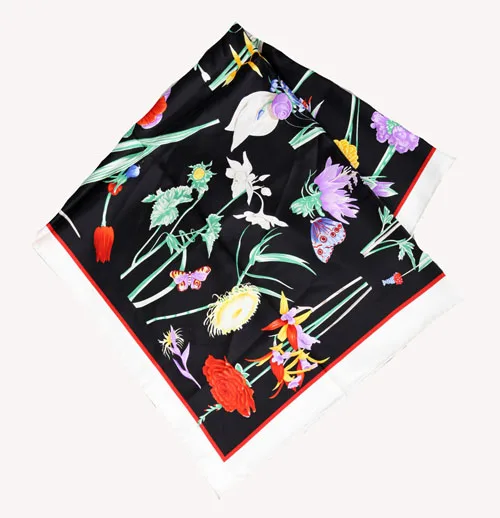 

ELEGANT HANDMADE BRAND 100%Twill Silk Scarf TWIC-69537