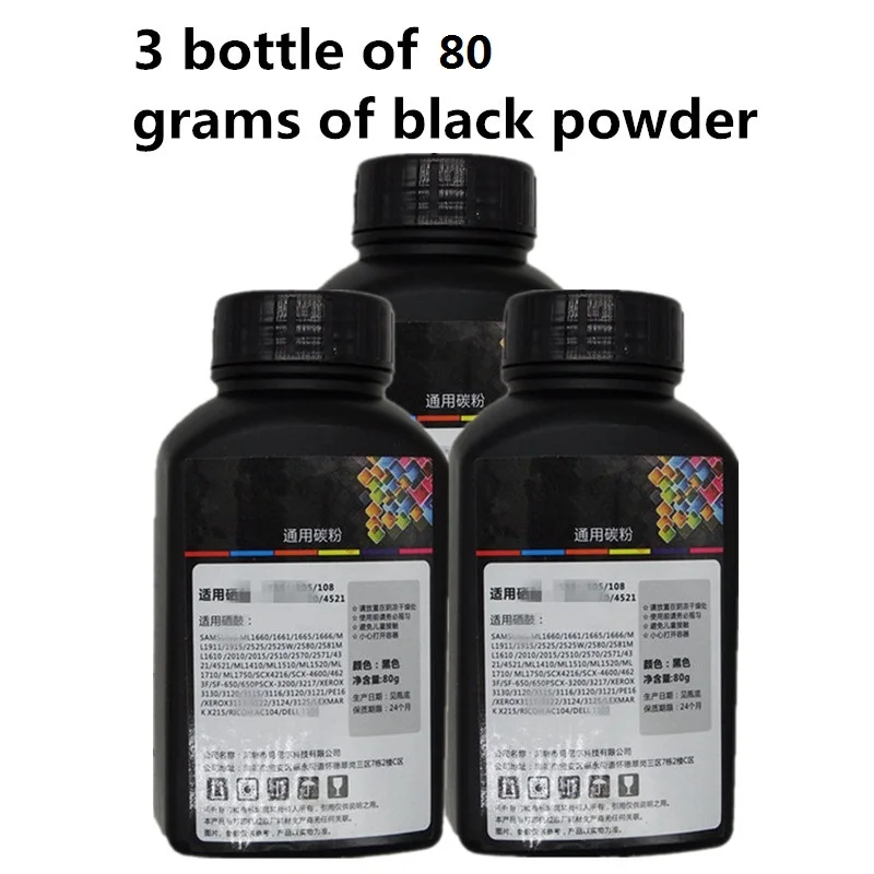 3 bottle Bk заправка лазерный тонер Наборы для Xerox Phaser 3140 3155 3160 3150 3200 3210 3220 3250 3425 3425 3435 3500 3600 3500 принтер - Цвет: 3 bottle
