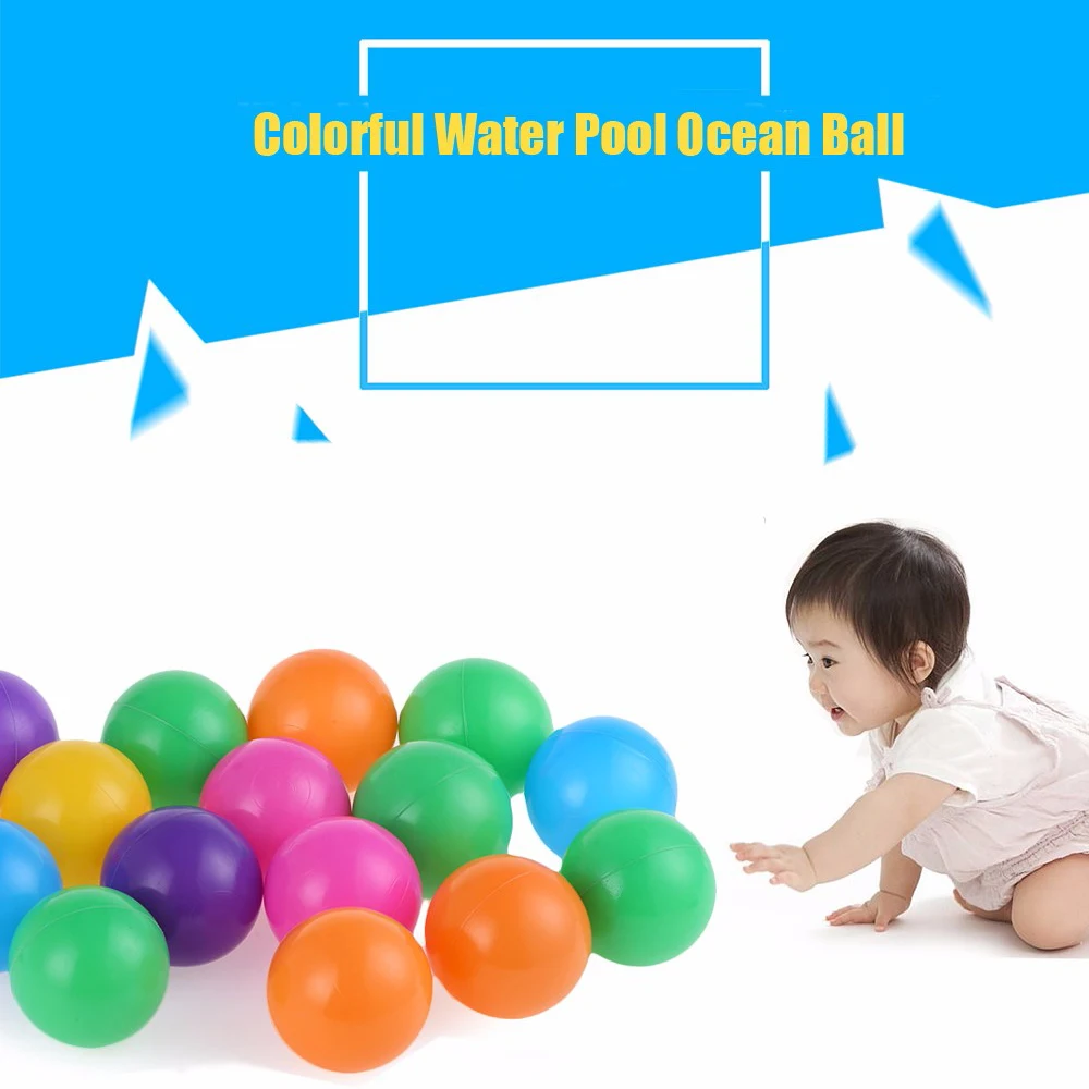 Высокое качество 100 шт. красочные мяч океан Мячи мягкой Пластик для маленьких
