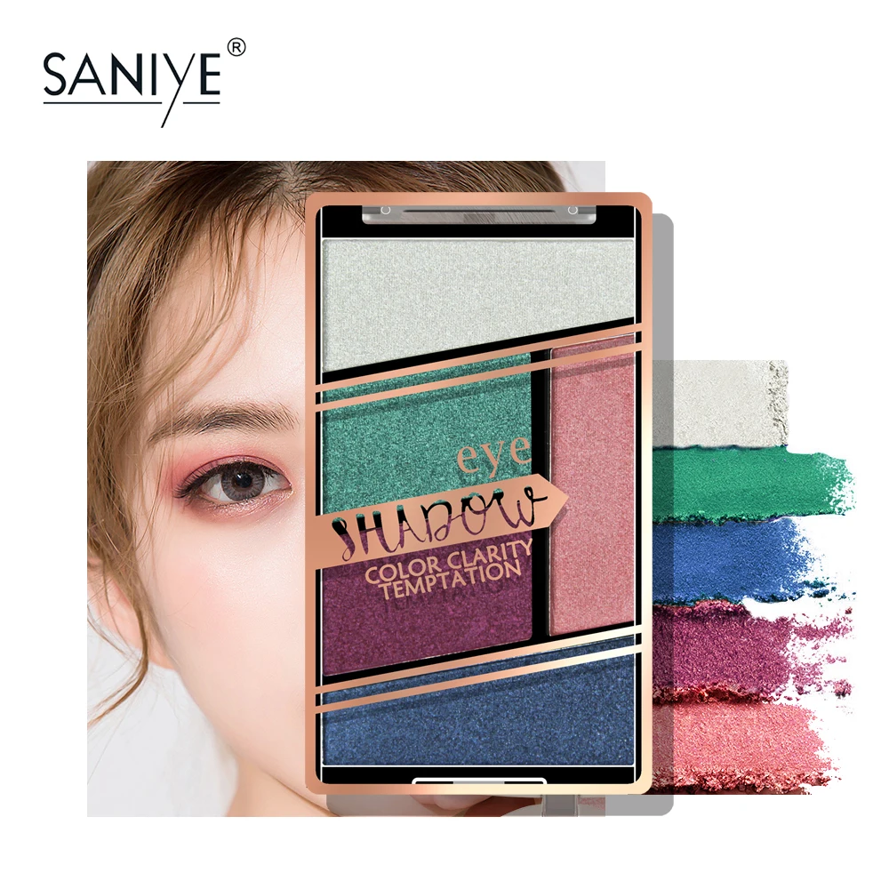 SANIYE мерцающие матовые тени для век Палитра Макияж Красота Тени sombras de ojos