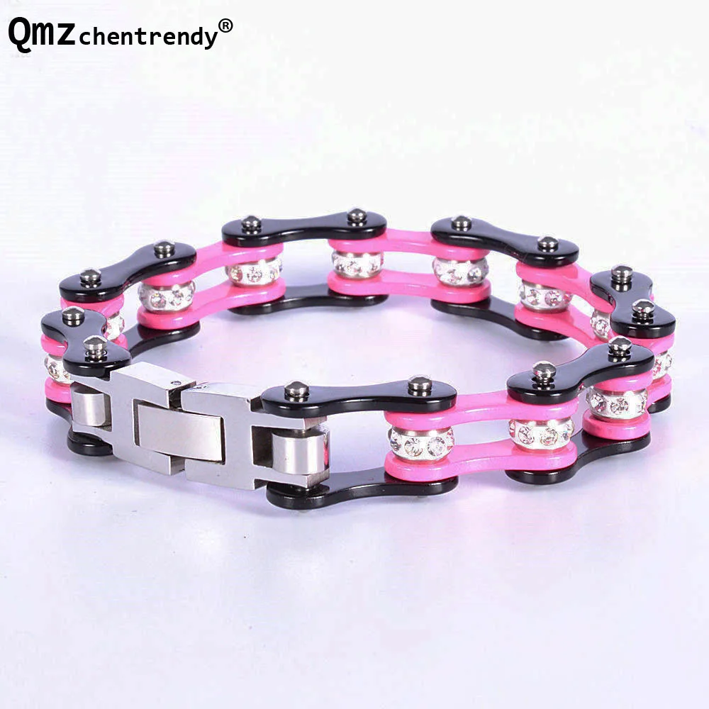 Браслет из нержавеющей стали с кристаллами 10/20 см|stainless steel crystal bracelet|steel stainless