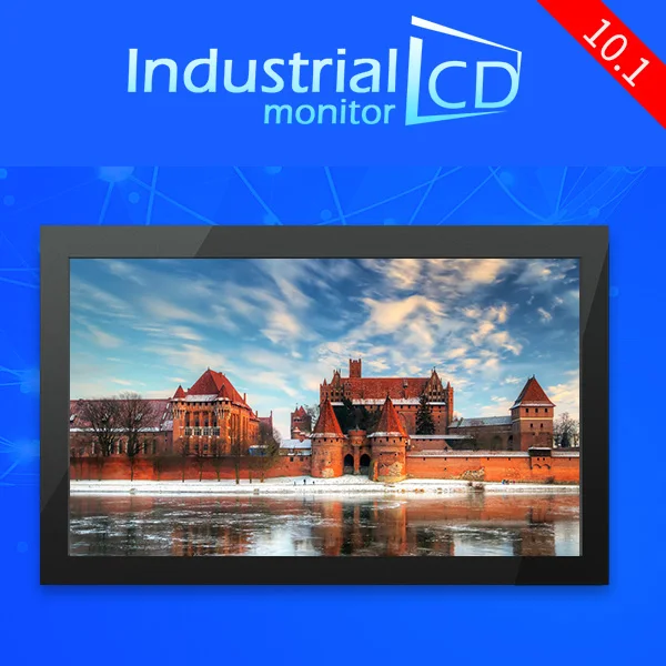 10 1 дюймов широкий Экран 16:9 TFT ЖК-дисплей монитор Dispaly с ТВ HDMI Интерфейс |