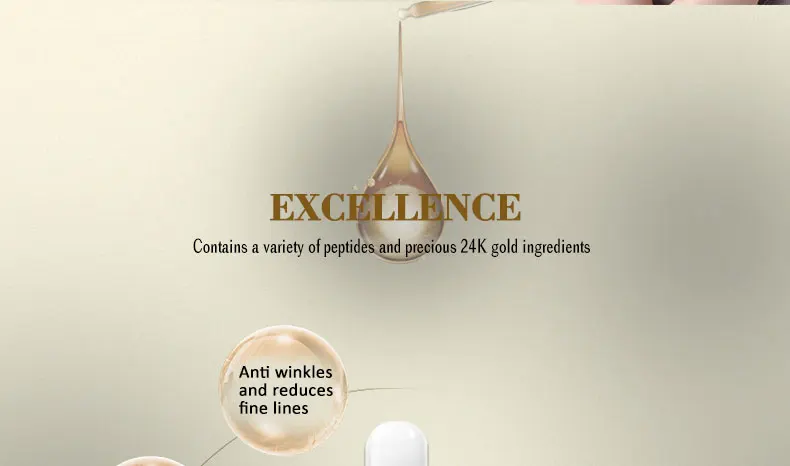 Сыворотка для лица ARTISCARE 24k Gold Six Peptides 20 мл против морщин против старения Гиалуроновая кислота отбеливающая эссенция уход за кожей лица 3 шт