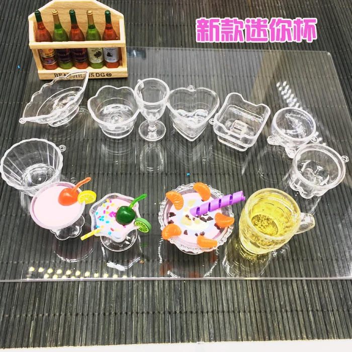 Высокая имитация прозрачный мини-чашка 14 чашка эфирные Siwan sundae стиль новое специальное предложение акции