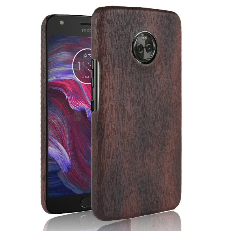 Чехол для MOTO X4 задняя крышка искусственная кожа + Поликарбонат Жесткий телефона