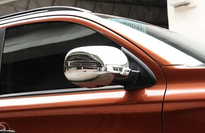 For Mitsubishi Outlander 2013 2014-2018 rearview mirror cover side special modified ABS Chrome trim 2pcs per set | Автомобили и