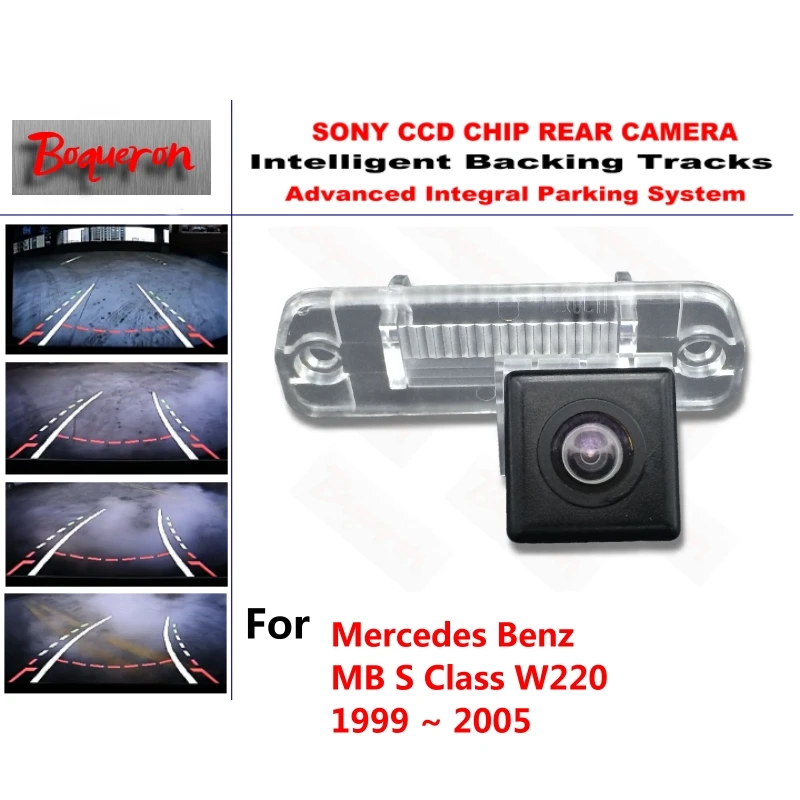 Автомобильная камера заднего вида Mercedes Benz MB S Class W220 1999 ~ 2005 CCD|rear view camera|w220 camerarear camera