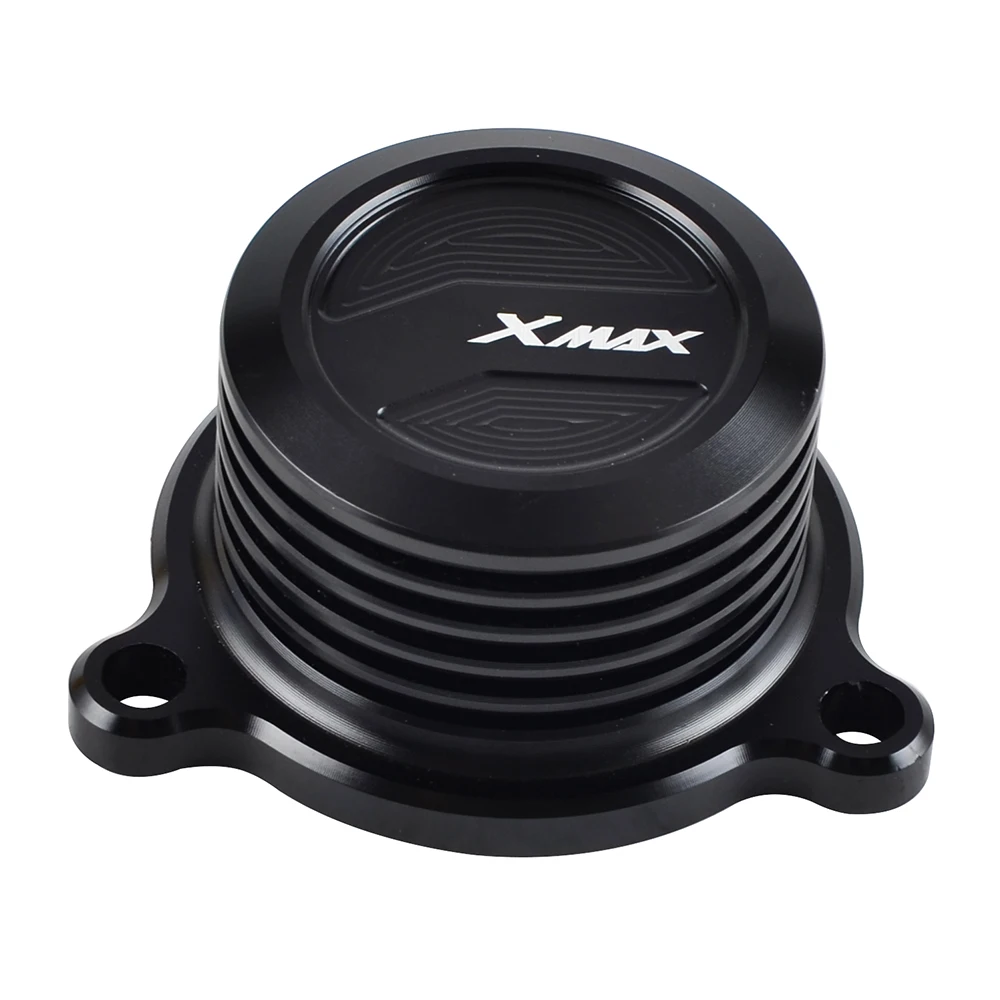 Black NICECNC колпачок для автомобильного масляного фильтра крышка для Yamaha X-MAX XMAX 125 250 300 400- топливный фильтр двигателя крышка радиатора Разъем X MAX - Цвет: Black