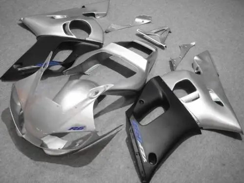 Набор обтекателей мотоцикла для YAMAHA YZFR6 98 99 00 01 02 YZF R6 YZF600 1998 2000 2002 ABS серебристый
