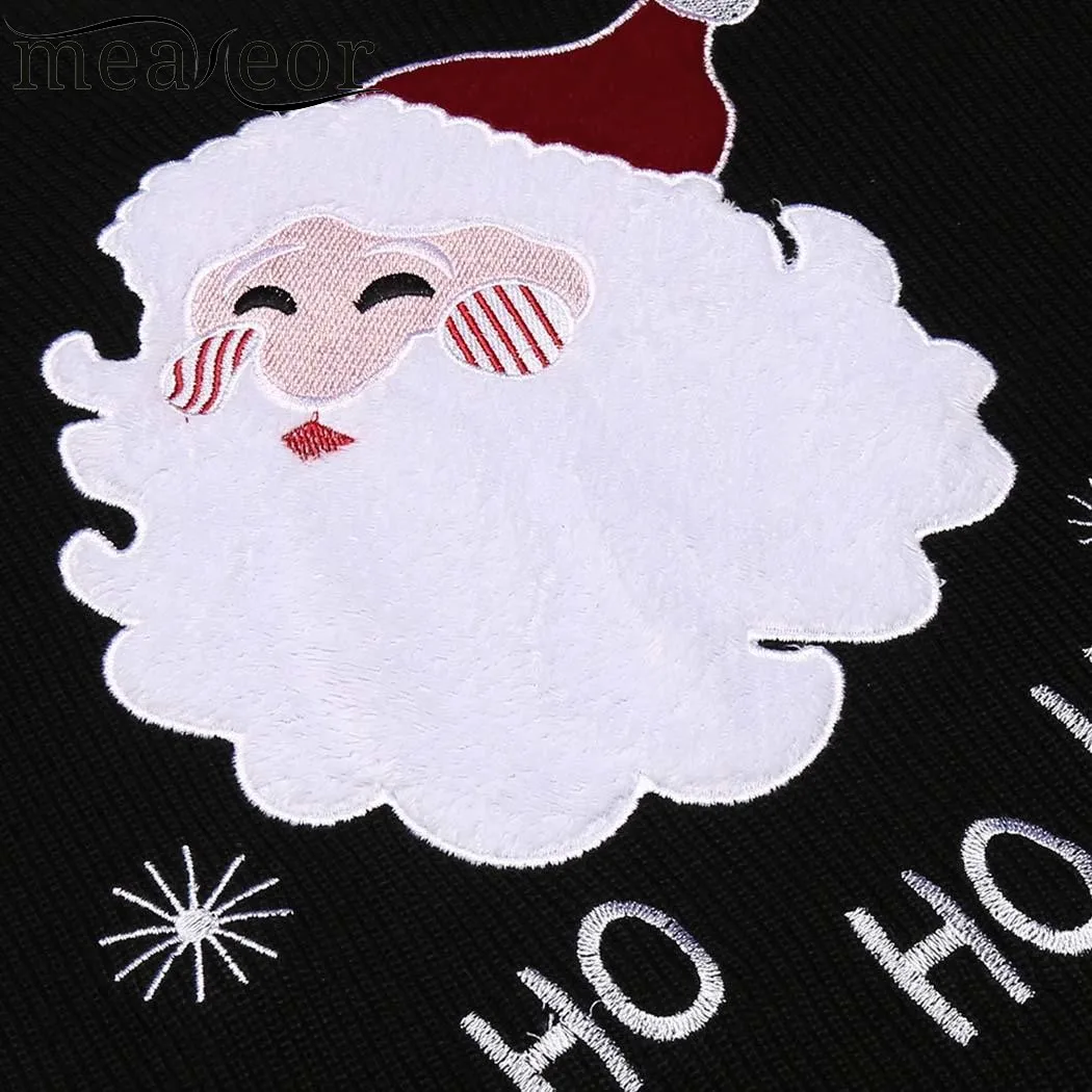 Meaneor/женские рождественские свитера повседневный теплый тонкий вязаный свитер с