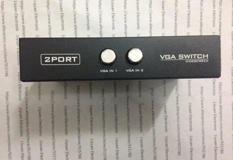 MT-15-2CF 2-портовый мини-коммутатор VGA ручной переключатель два узла совместное